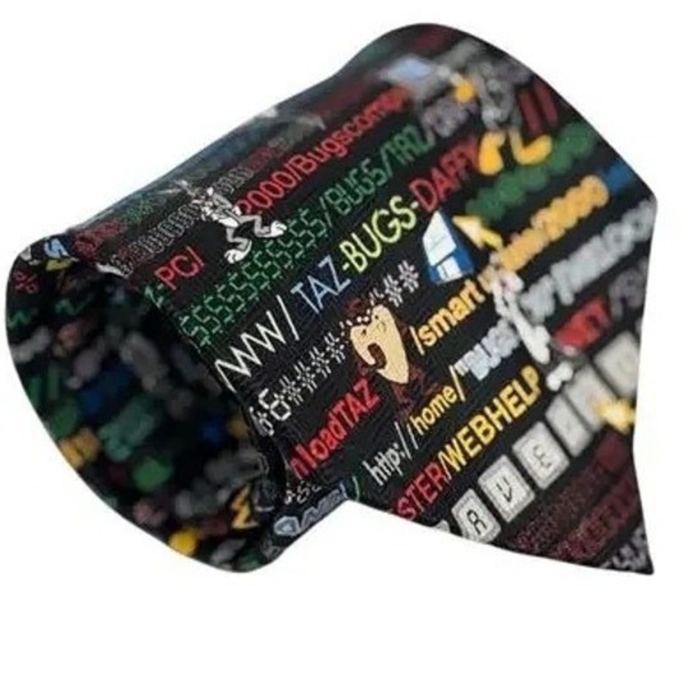Looney Tunes Mens Tie Bugs Bunny Taz Yosemite Sam Warner Bros Vintage 2001